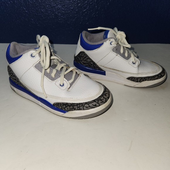 Nike Air Jordan Other - Nike Air Jordan 3 III Retro Racer Blue 429487-145 Youth Size 1Y BR